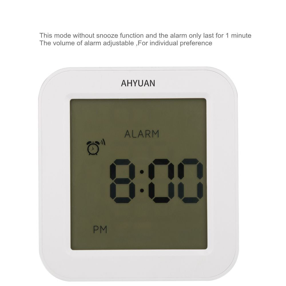 Digital Rotating Alarm Clock with Timer, Alarm, Time, Calendar