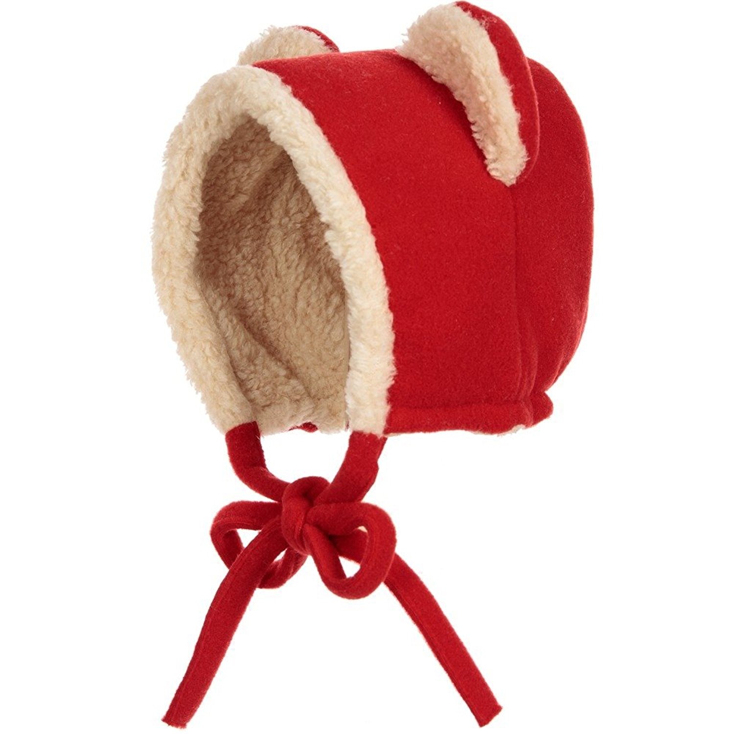 Baby Boys Girls Warm Winter Reversible  Micro Fleece Child Hat with Rabbit Ea