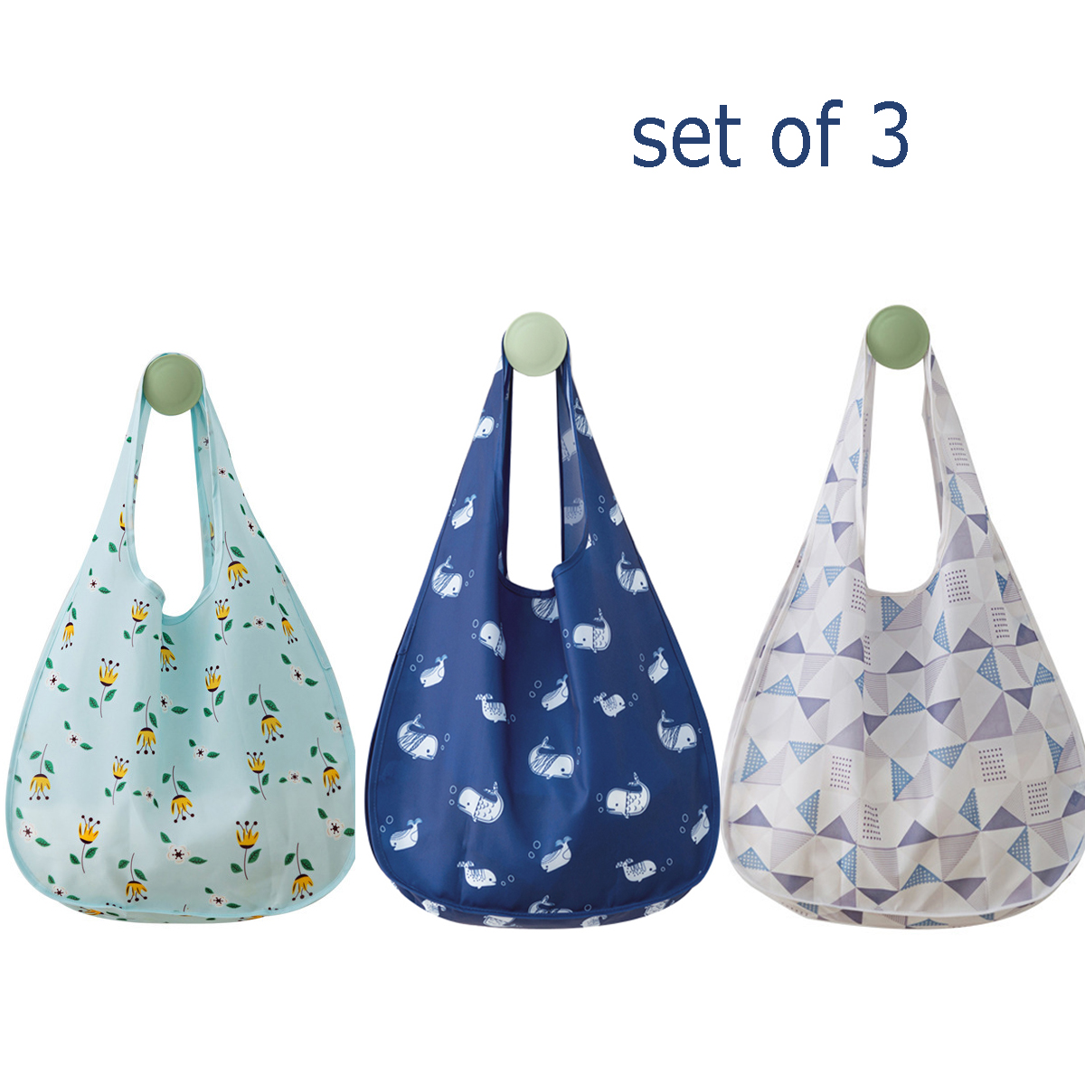 Ahyuan Set of 3 Super Loading Foldable & Reusable Bag